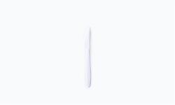 Kés, műanyag, többször használatos, 18, 5 cm, 50 db Venus , fehér (SW-VE-NO-01) - tabexpress