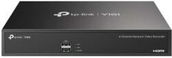 TP-Link NVR rögzítő - NVR1004H-4P-2TB (4 csatorna, 4xPoE+ port; H265 + , 5MP, HDMI, VGA, 2xUSB, 2TB HDD, audio) (VIGI NVR1004H-4P-2TB)