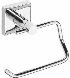 SAPHO XQ701 X-Square WC-papír tartó fedél nélkül, 13, 5 x 10 x 9 cm, ezüst