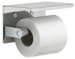 Gedy 2839 WC-papír tartó polccal, ezüst