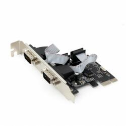 Gembird SPC-22 2 serial port PCI-Express add-on card, with extra low-profile bracket (SPC-22) - oneclick