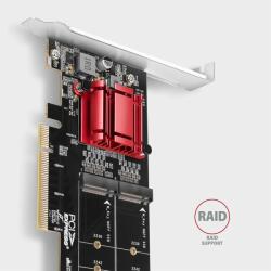 AXAGON PCEM2-ND PCIE 2X NVME M. 2 Adapter (PCEM2-ND) - oneclick