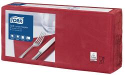 Tork Szalvéta, 1/4 hajtogatott, 3 rétegű, 32, 5x32, 8 cm, Advanced, TORK "Soft Lunch", bordó (KHH513) - tintasziget