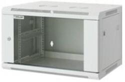 Manhattan Rackszekrény - 19" fali kivitel (9U, 500 (h) x 570 (w) x 450 (d) mm, Flatpack, Szürke) (711784) - digitalgo