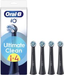Oral-B iO Ultimate Clean elektromos fogkefe pótfej, 4db, iO sorozat kompatibilitás, Fekete (80765095)