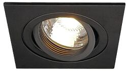 SLV SHRACK TECHNIK NEW TRIA I GU10 downlight, square, matt black, max. 50W LI113491
