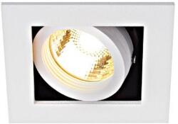 SLV KADUX 1 GU10 DOWNLIGHT, szögletes, matt fehér, max. 50W