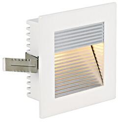 SLV FLAT FRAME CURVE, négyzet, fehér, G4, max. 20W