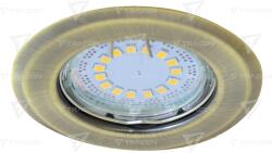 TRACON Corp de iluminat încastrabil pentru surse spot, auriu mat max. 50W, MR16, D=82mm (TLC-2MG)