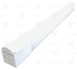 TRACON Corp cu LED pentru mobilă , protejat, cu priză 230 V, 50 Hz, 8 W, 720 lm, 4000 K, IP44, EEI=G (TLFLEDS8NW)