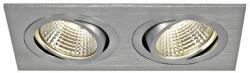 SLV NEW TRIA II LED DL szögl. készl. csisz. alu 2x6W 38° 2700K- LI113896
