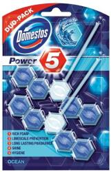 Domestos WC frissítő blokk, 2 db-os, DOMESTOS "Power 5", óceán (KHT539) - officesprint