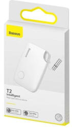 Baseus T2mini Bluetooth nyomkövető, zsinórral (fehér) (17173)