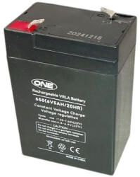 ONE Акумулаторна батерия ONE 6V 5Ah R+/L+ (AGM 6V5AH)