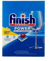 Finish mosogató tabletta 55 mosás 55 db All in 1 Power Lemon