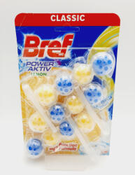 Bref wc illatosító 3x50 g Power Aktiv Lemon