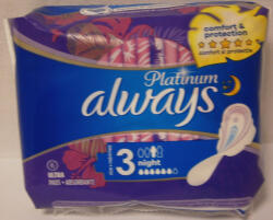 Always eü. betét 6 db Platinum Ultra Night Size 3