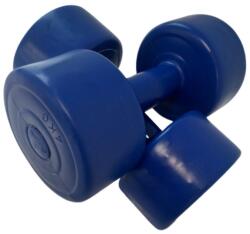Sveltus Set gantere aerobic vinil 4 kg, SVELTUS, albastru inchis