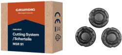 Grundig Cap de barbierit de schimb Grundig MSR 81 (GMS3910), Piese de barbierit pentru barbierit pentru barbati ProClub MS 8130, 3 capete de barbierit de schimb, Tehnologie lame din titan, Inlocuire usoara, A