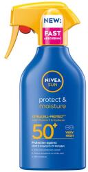 Nivea Sun Protect & Moisture Trigger napvédő spray, SPF 50+, 270 ml