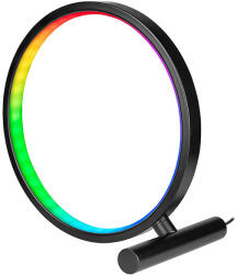 Tracer TRAOSW47293 Ambience - Smart Circle max. 9 W, 12 háttérvilágítási mód, RGB Fekete dekoratív lámpa (TRAOSW47293)