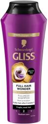 Schwarzkopf Schwarzkopf Gliss Full Hair Wonder sampon, törékeny és gyenge hajra, koffeinnel és peptidekkel, vegán formula, 250 ml