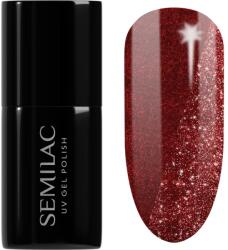 Semilac UV Hybrid Day and Night gél körömlakk UV / LED-es lámpákhoz árnyalat 396 Flash And Blush 7 ml