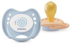 Baboo Soothers Round Latex with Case cumi Blue Haze 6-12 m 2 db