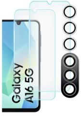 Tech-Protect 2 db üvegfólia készlet a képernyő és a kamera védelméhez TECH-PROTECT Supreme kompatibilis a Samsung Galaxy A16 4G / A16 5G Clear telefonnal