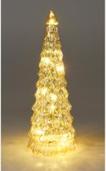 Koopman Fény dekoráció Fa, 9, 5x9, 5xH24, 5 cm, 10 LED, üveg, sárga