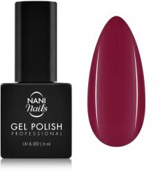 NaniNails NANI Professional géles körömlakk árnyalat Wine Drop 6 ml