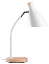Tracer TRAOSW47235 Scandi max. 40 W, E27 Fehér-Fa-Inox asztali lámpa (TRAOSW47235)