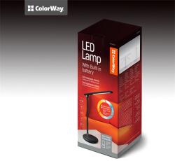 ColorWay CW-DL02B-B asztali lámpa 4 W LED Fekete (CW-DL02B-B)