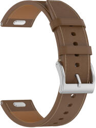 Techsuit - 20mm-es óraszíj (W073) - Samsung Galaxy Watch4/5/Active 2, Huawei Watch GT 3 (42mm)/GT 3 Pro (43mm) - Barna
