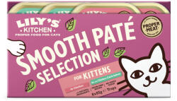 Lily's Kitchen 8x85g Lily's Kitchen Smooth Paté Kitten nedves macskatáp - Vegyes csomag (2 fajta)