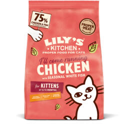 Lily's Kitchen 800g Lily's Kitchen Kitten csirke & fehér hal száraz macskatáp