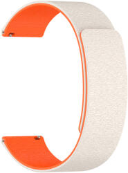 Techsuit - 22 mm-es óraszíj (W074) - Samsung Galaxy Watch (46 mm)/Watch 3/Gear S3, Huawei Watch GT/GT 2 (46 mm) - Bézs/Narancs