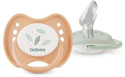 Baboo Soothers Silicone Orthodontic with Case cumi Peachy Keen 0-6 m 2 db
