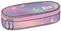 St. Majewski St. Right - Pink Butterflies ovális tolltartó (680021) - gyerekjatekbolt