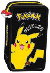 St. Majewski Pokemon Felszerelt 3 emeletes tolltartó - Black (723688) - gyerekjatekbolt