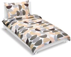 BELLATEX flanel, 12/381, barna félkör, 140 × 220, 70 × 90 (11607)