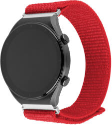 Fixed - Nylon Sport Pánt 20 mm - Samsung Galaxy Watch 4/5/Active 2, Huawei Watch GT 3 (42 mm)/GT 3 Pro (43 mm) - Piros