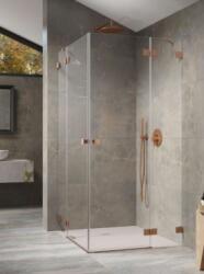 Radaway Essenza Pro Brushed Copper KDD szögletes szálcsiszolt réz zuhanykabin 90B+100J (10096090-93-01L+10096100-93-01R)