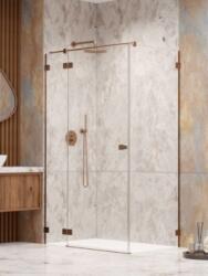 Radaway Essenza Pro Brushed Copper KDJ szögletes szálcsiszolt réz zuhanykabin 110J+80 (10097110-93-01R+10098080-01-01)