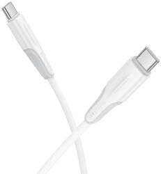 BOROFONE Kábel BX119 Új - Típus C C-hez - PD 60W 1 méter fehér
