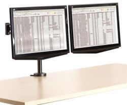 Fellowes Monitortartó kar, kettő monitorhoz, FELLOWES Vista (IFW80417) (8041701)