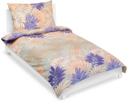 BELLATEX pamut, 90/729, lila levelek, 140 × 200 cm, 70 × 90 cm (11799)