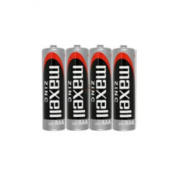 Maxell R03 AAA elem, féltartós, (4db/zsugorfólia) (Maxell R03) (R03)
