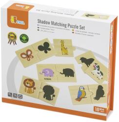 Viga Toys Puzzle din lemn Viga Toys - Animalele și umbrele lor (44747) Puzzle