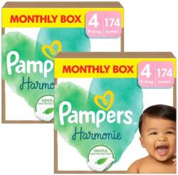Pampers Harmonie 2 havi Pelenkacsomag 9-14kg Maxi 4 (348db)